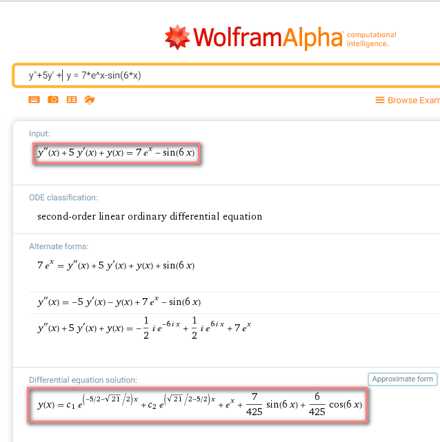 Контрольная работа по теме Дифференциальные уравнения